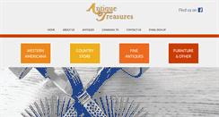 Desktop Screenshot of antiquetreasurestexas.com
